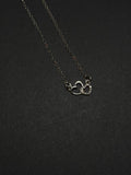 Double Heart Necklace – 16” Chain