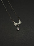 Angel Wings Pendant Necklace – 16” Chain