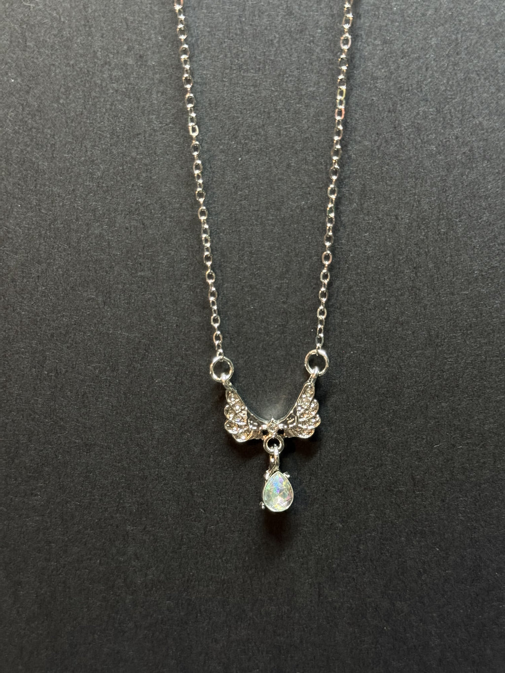 Angel Wings Pendant Necklace – 16” Chain